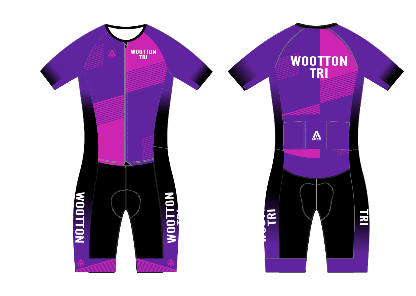 WOOTTON TRI PRO ENDURANCE RACE SPEED TRI SUIT