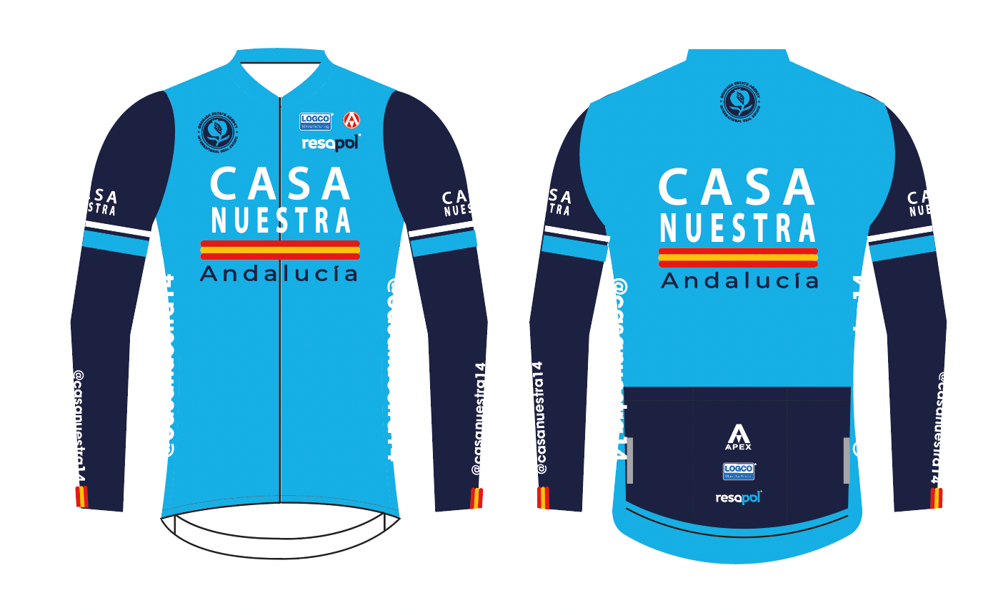 CASA NUESTRA PRO LONG SLEEVE AERO JERSEY