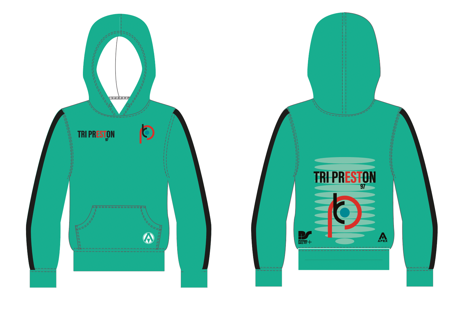TRI PRESTON PRO FULL CUSTOM HOODIE