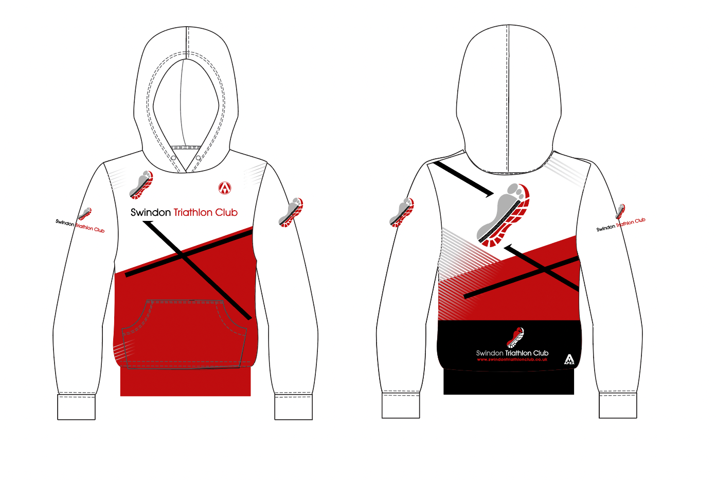 SWINDON TRI  PRO FULL CUSTOM HOODIE