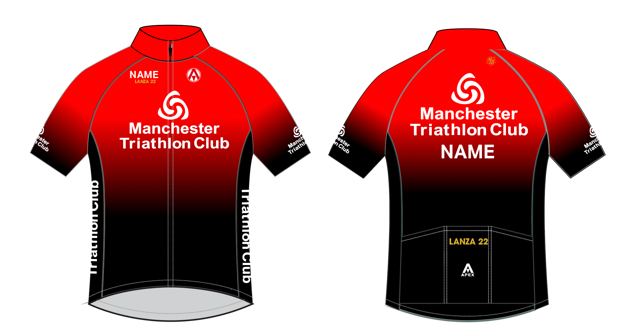 MANCHESTER TRI 'LANZA' TEAM SS JERSEY