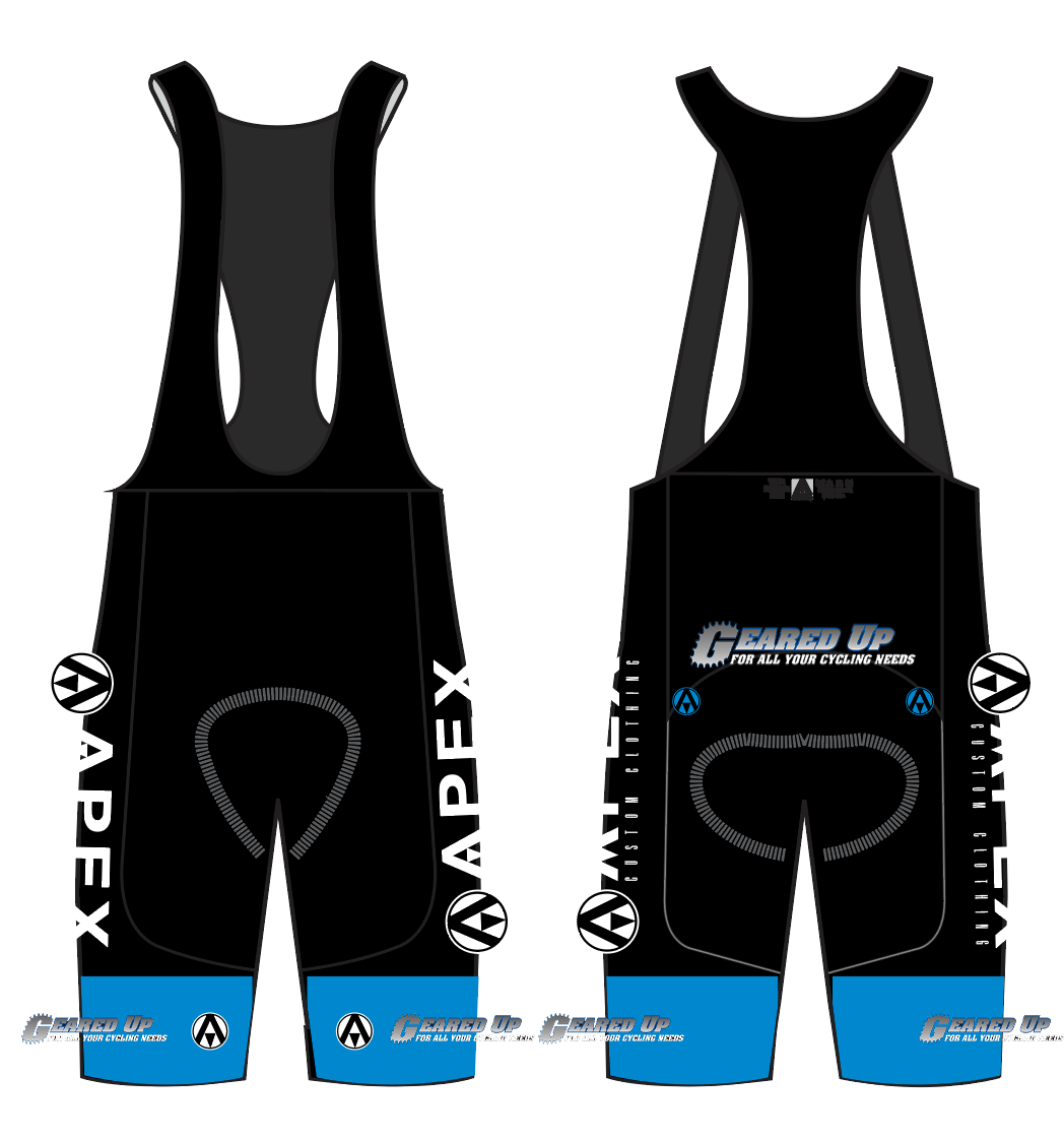APEX GEARED UP RACING ELITE BIB SHORTS