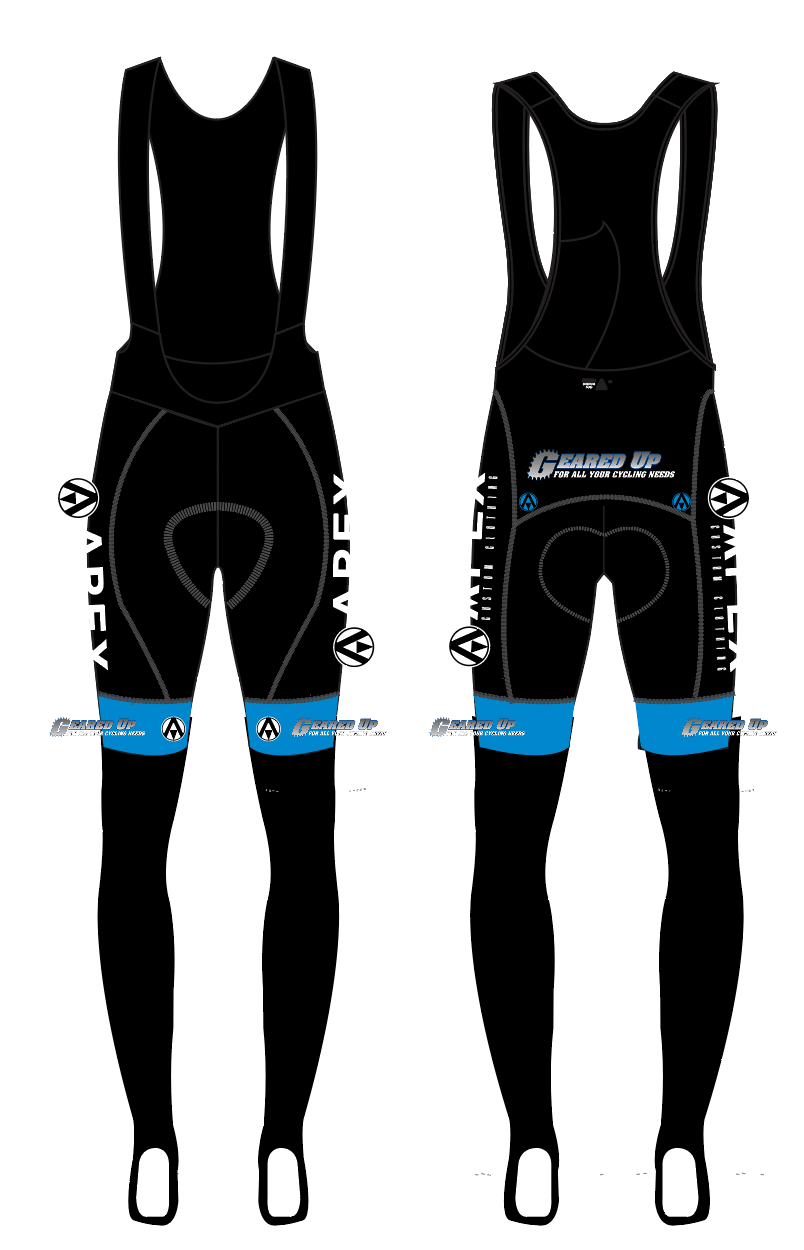 APEX GEARED UP RACING TEAM BIB TIGHTS