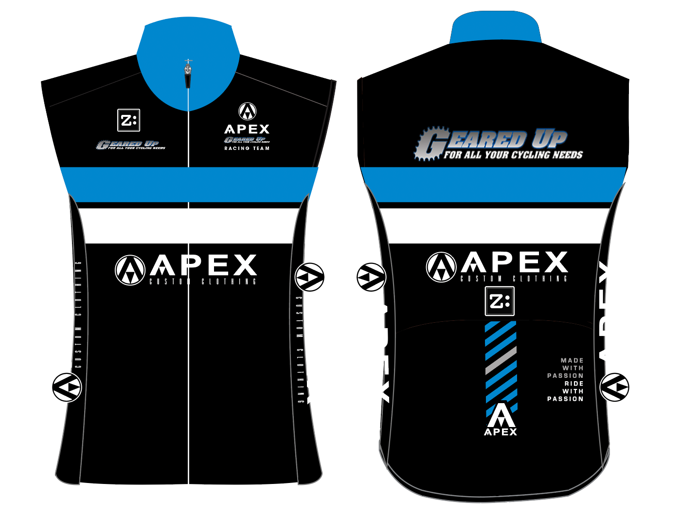 APEX GEARED UP RACING PRO GILET