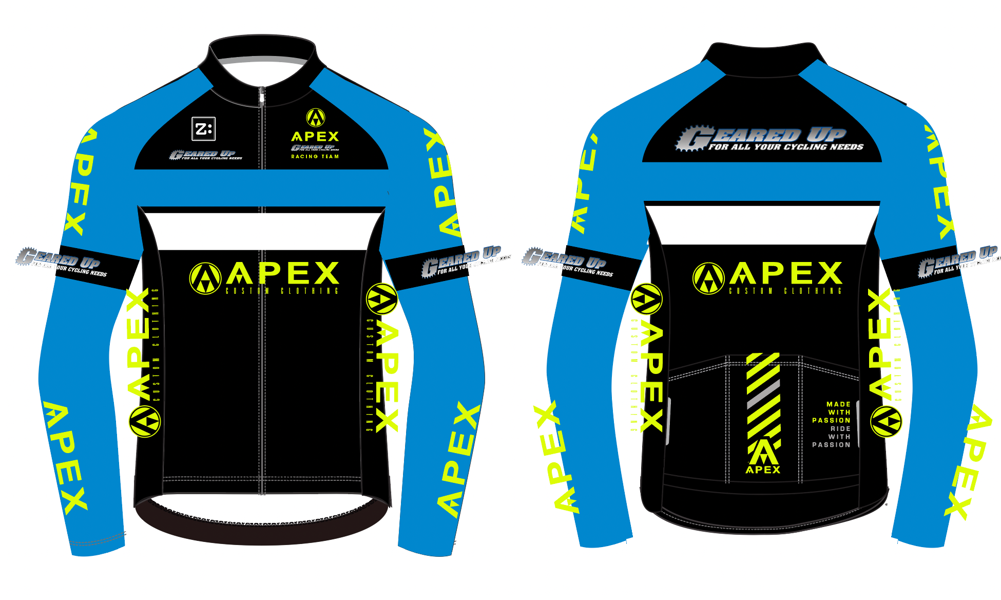 APEX GEARED UP RACING FLEECE JACKET