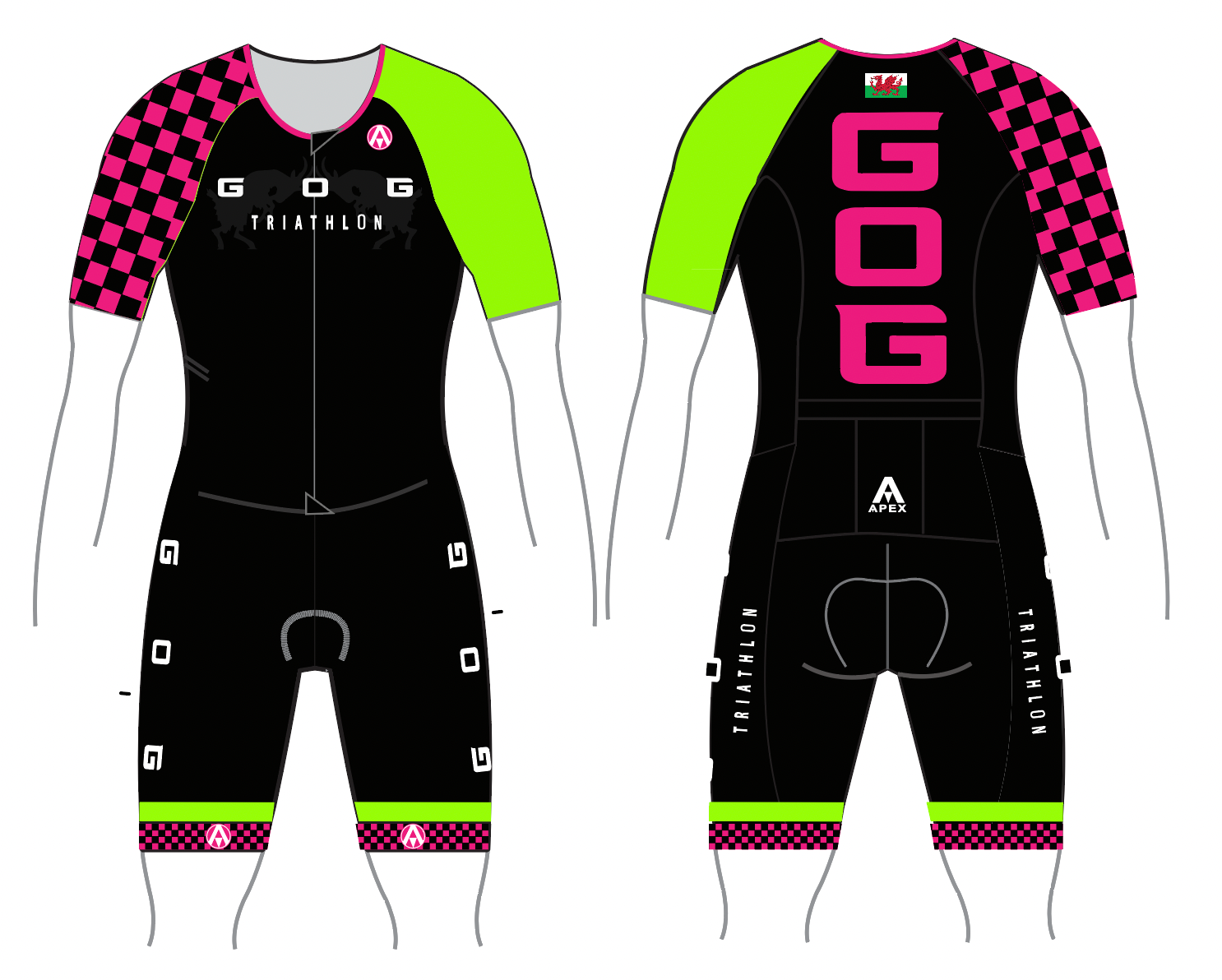 GOG ENDURANCE PRO RACE SPEED TRI SUIT