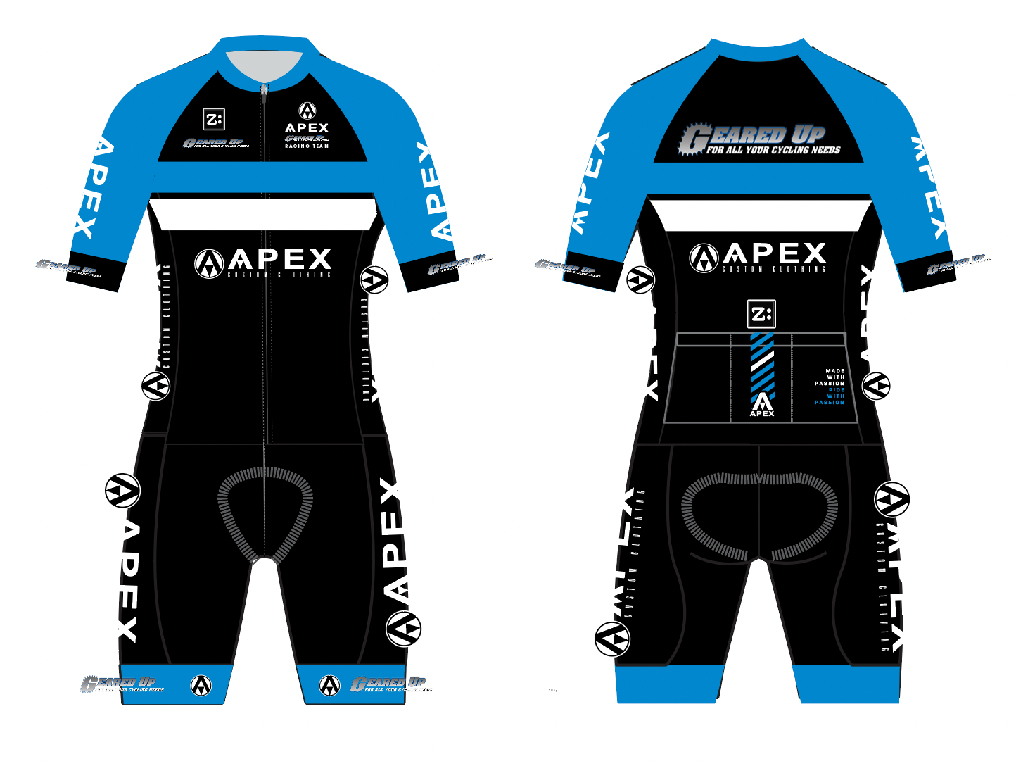 APEX GEARED UP RACING PRO RACE SUIT