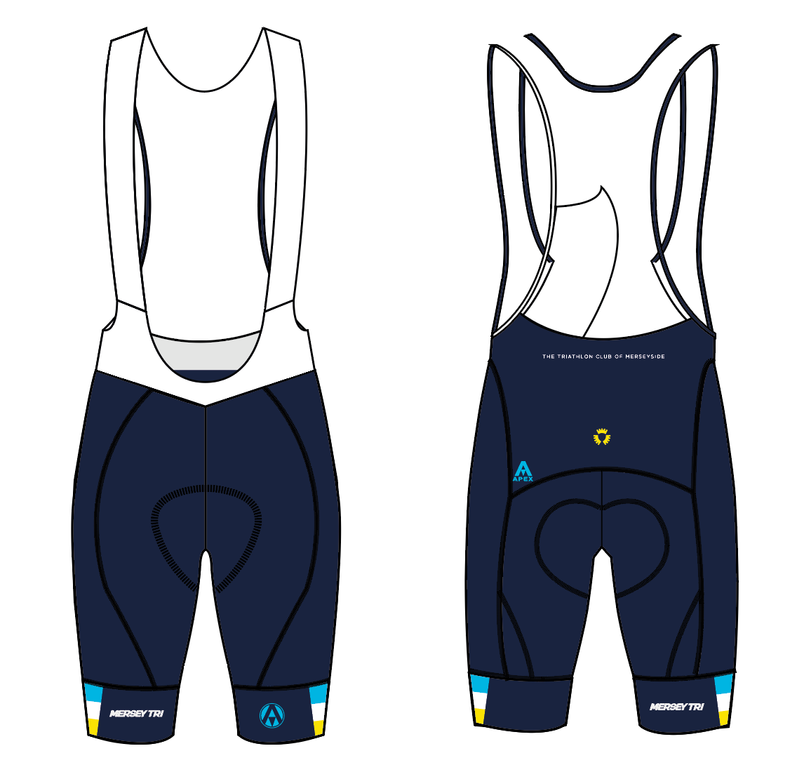 MERSEY TRI PRO BIB SHORTS