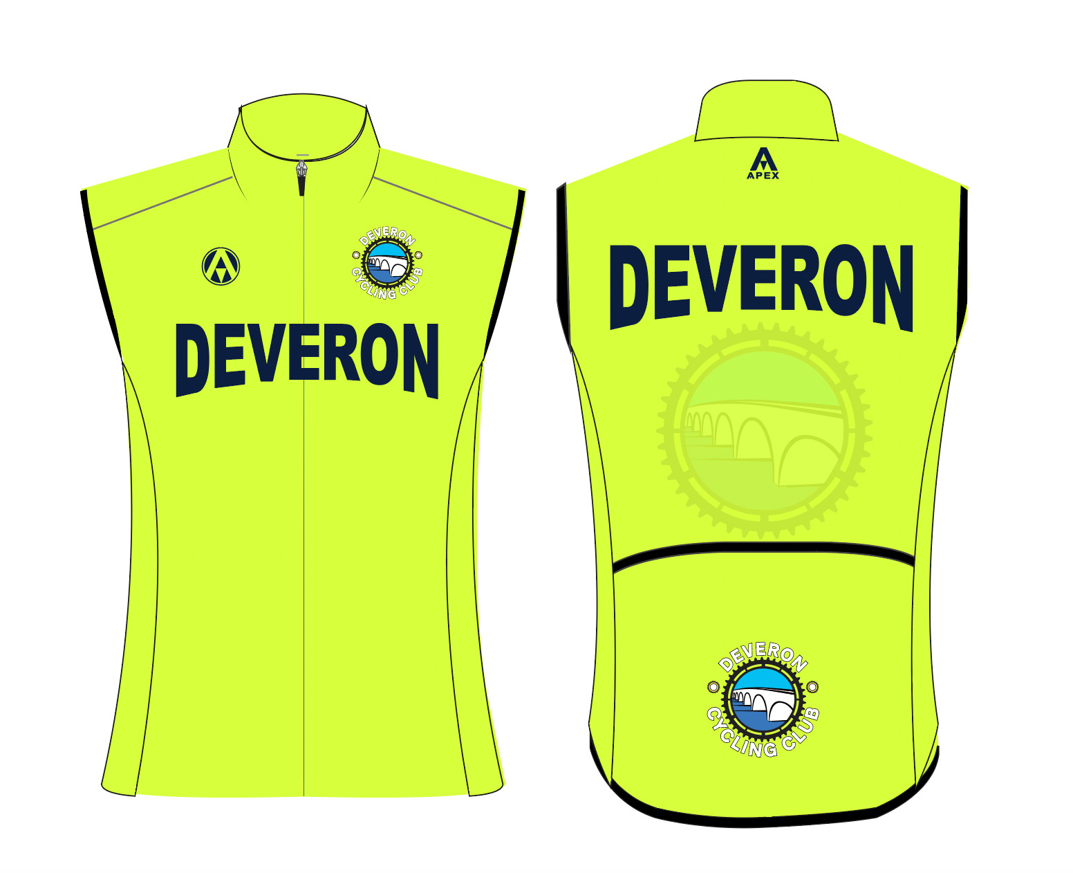 DEVERON CC PRO GILET - Fluo Yellow