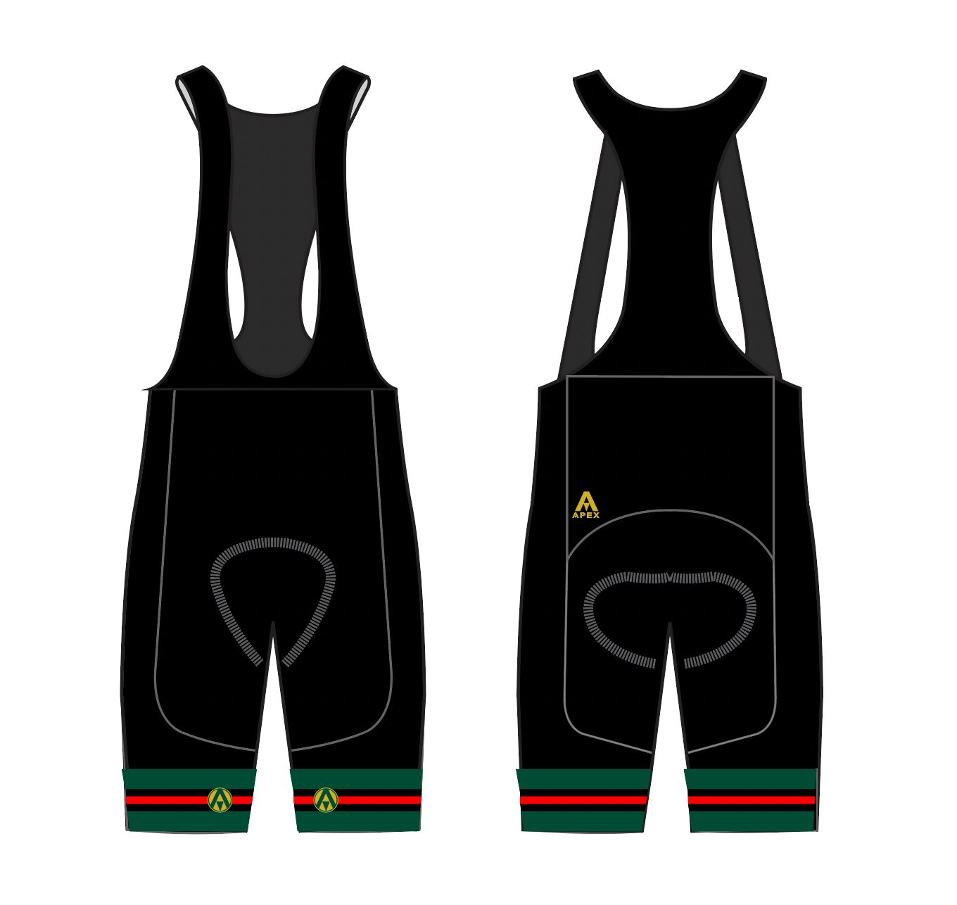 YORKS TEAM BIB SHORTS