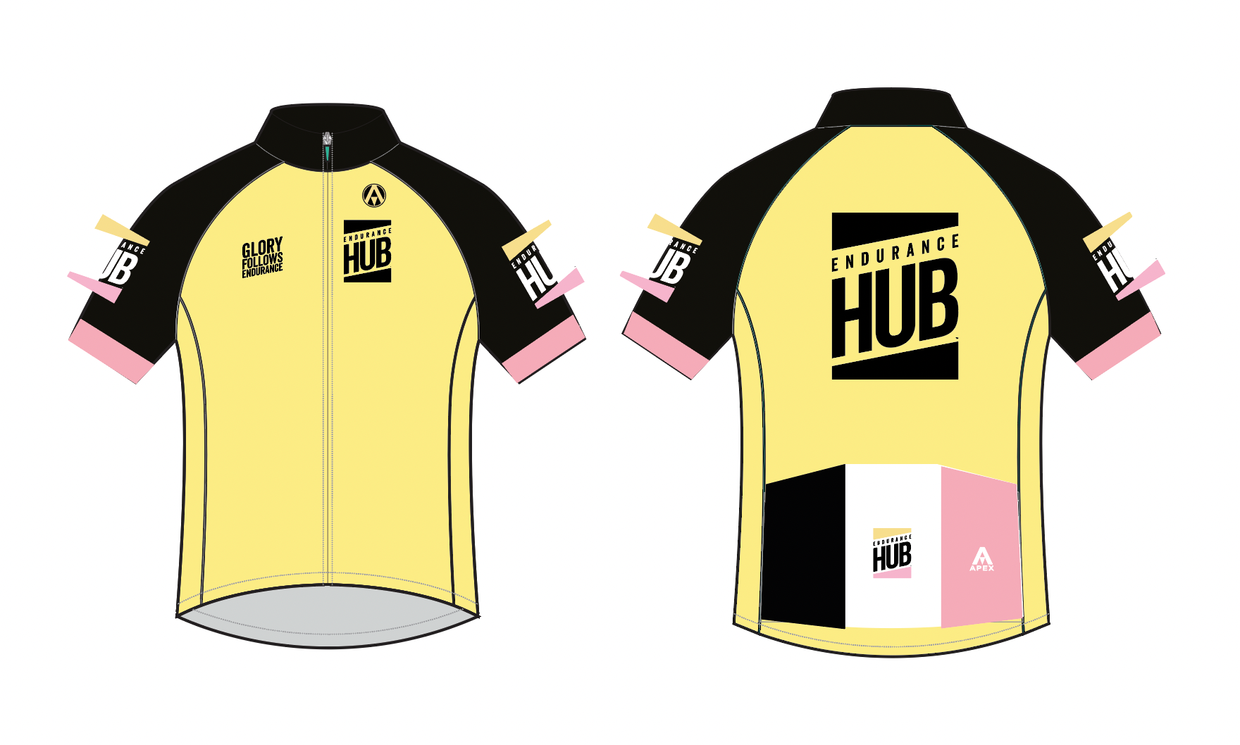 ENDURANCE HUB ELITE SS JERSEY - YELLOW