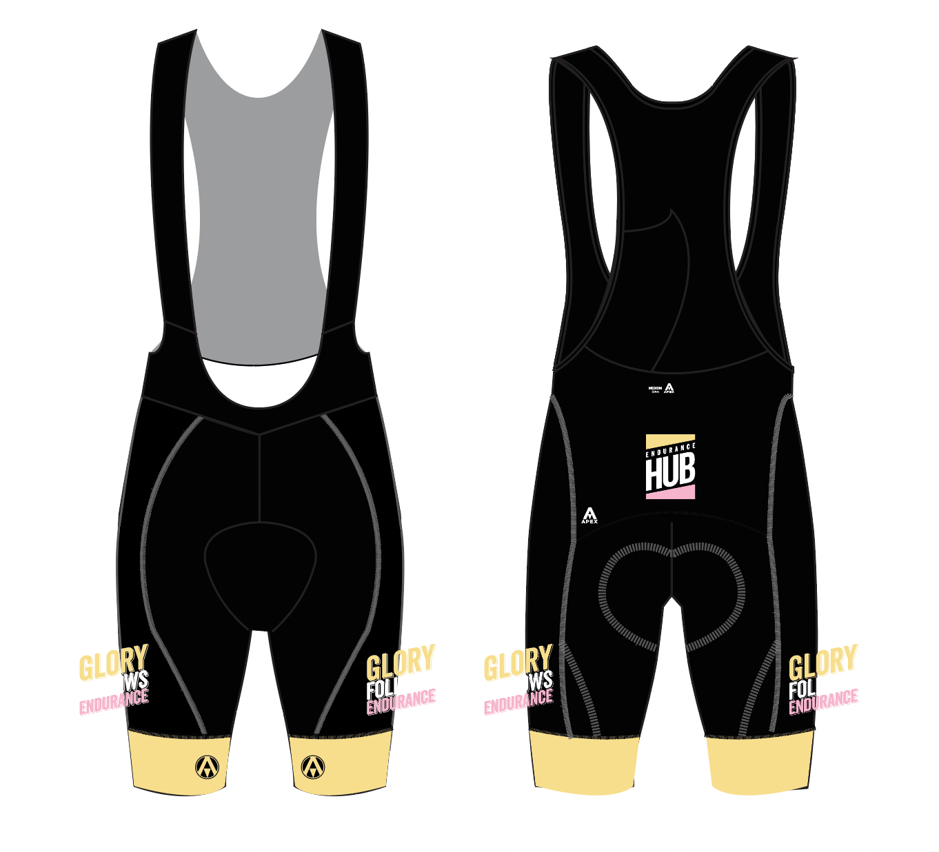 ENDURANCE HUB PRO BIB SHORTS