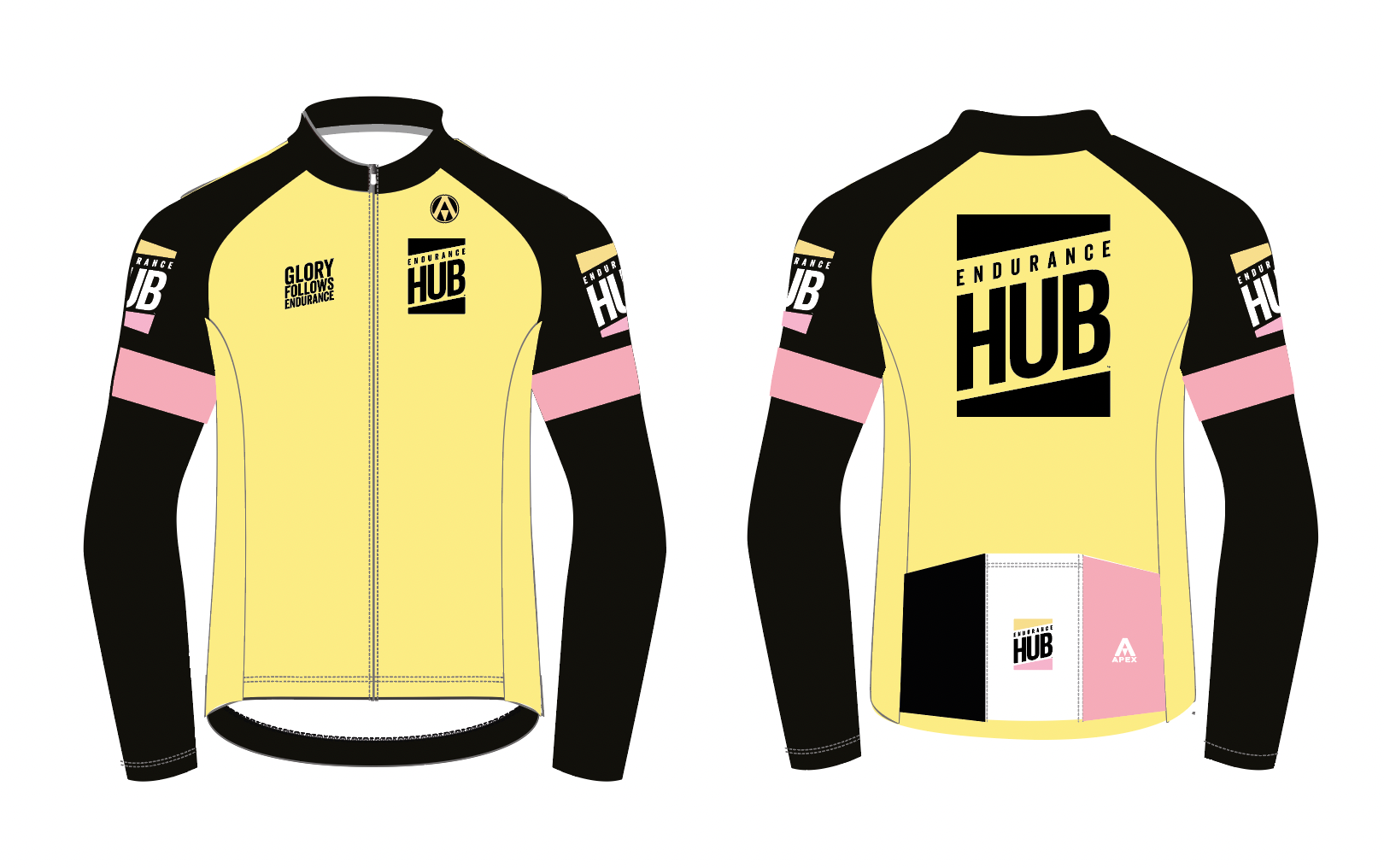 ENDURANCE HUB FLEECE JACKET - YELLOW