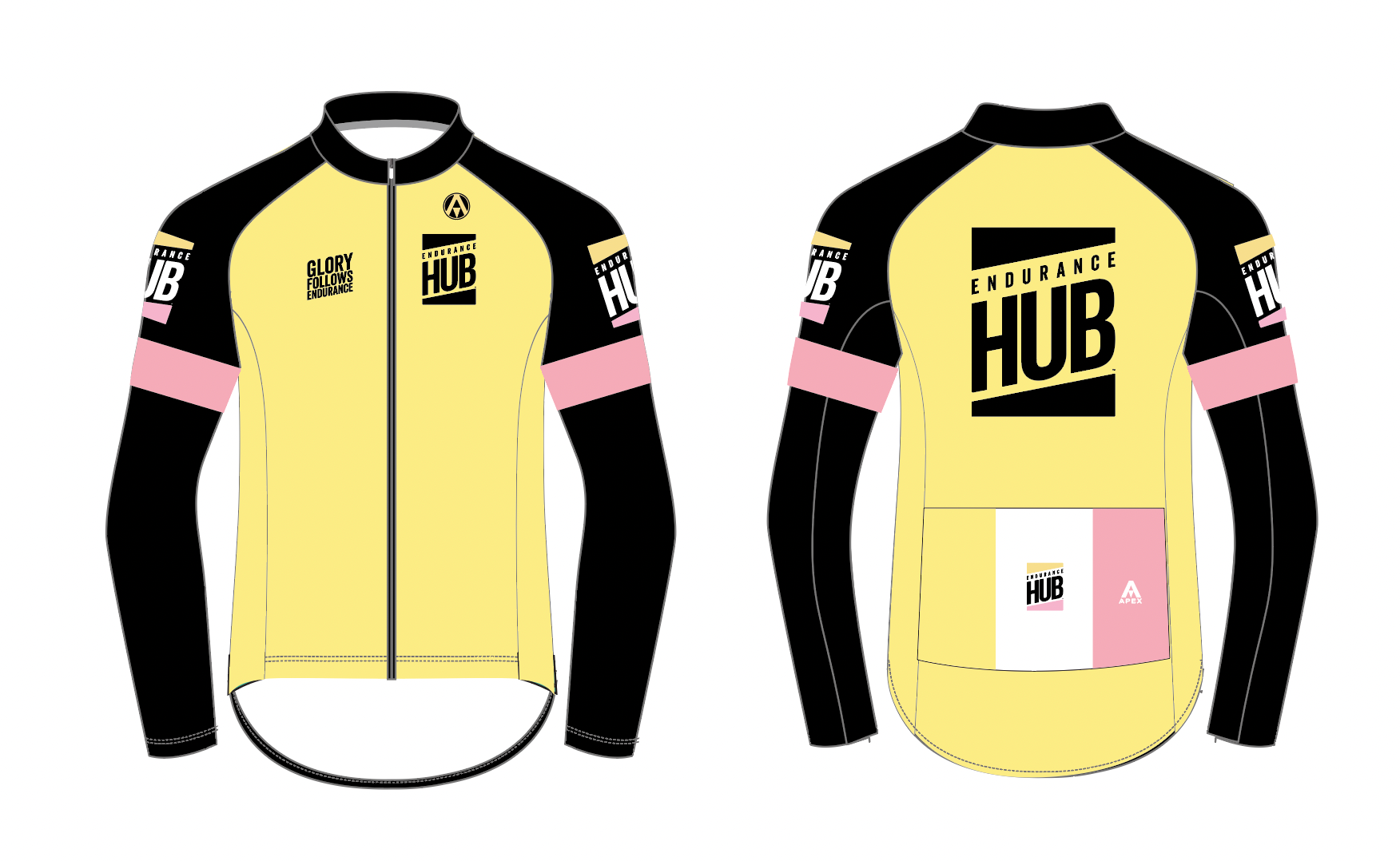 ENDURANCE HUB PRO MISTRAL JACKET - YELLOW