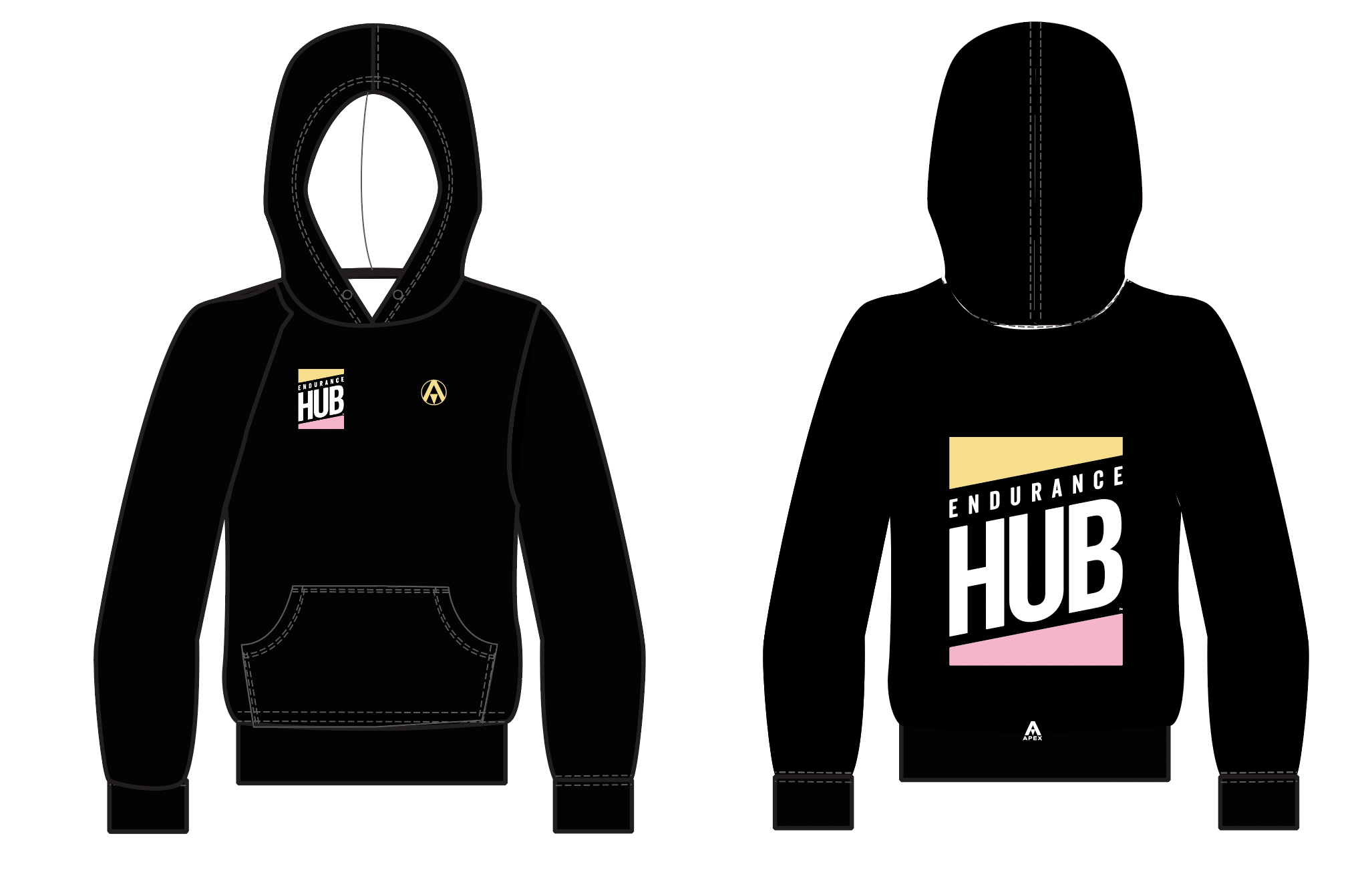 ENDURANCE HUB   PRO FULL CUSTOM HOODIE