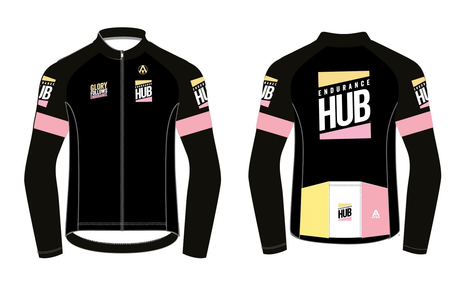 ENDURANCE HUB FLEECE JACKET - BLACK