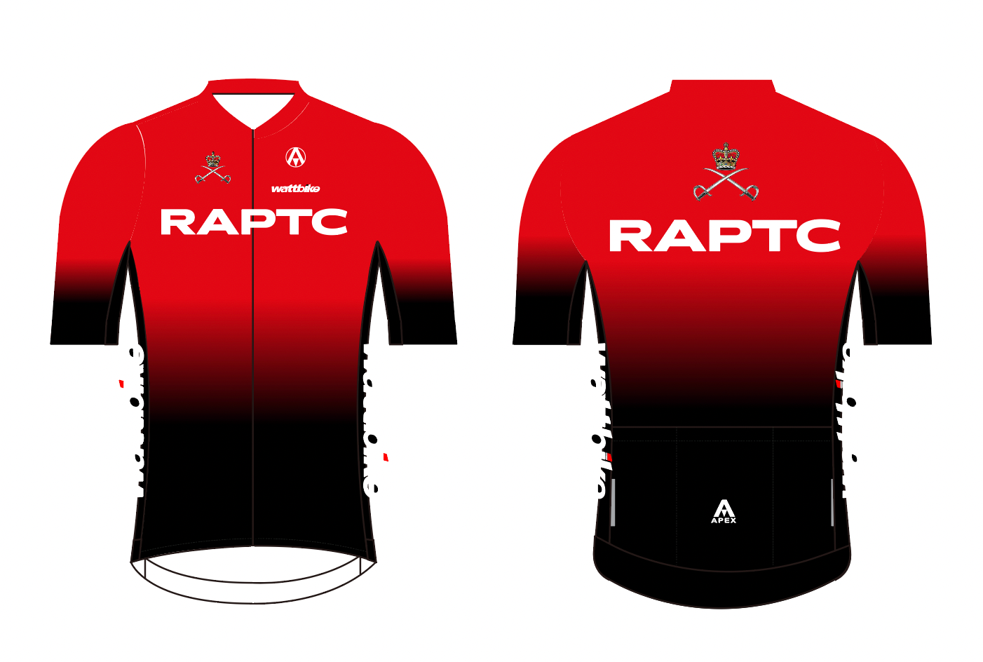 RAPTC PRO SHORT SLEEVE JERSEY - RED DESIGN