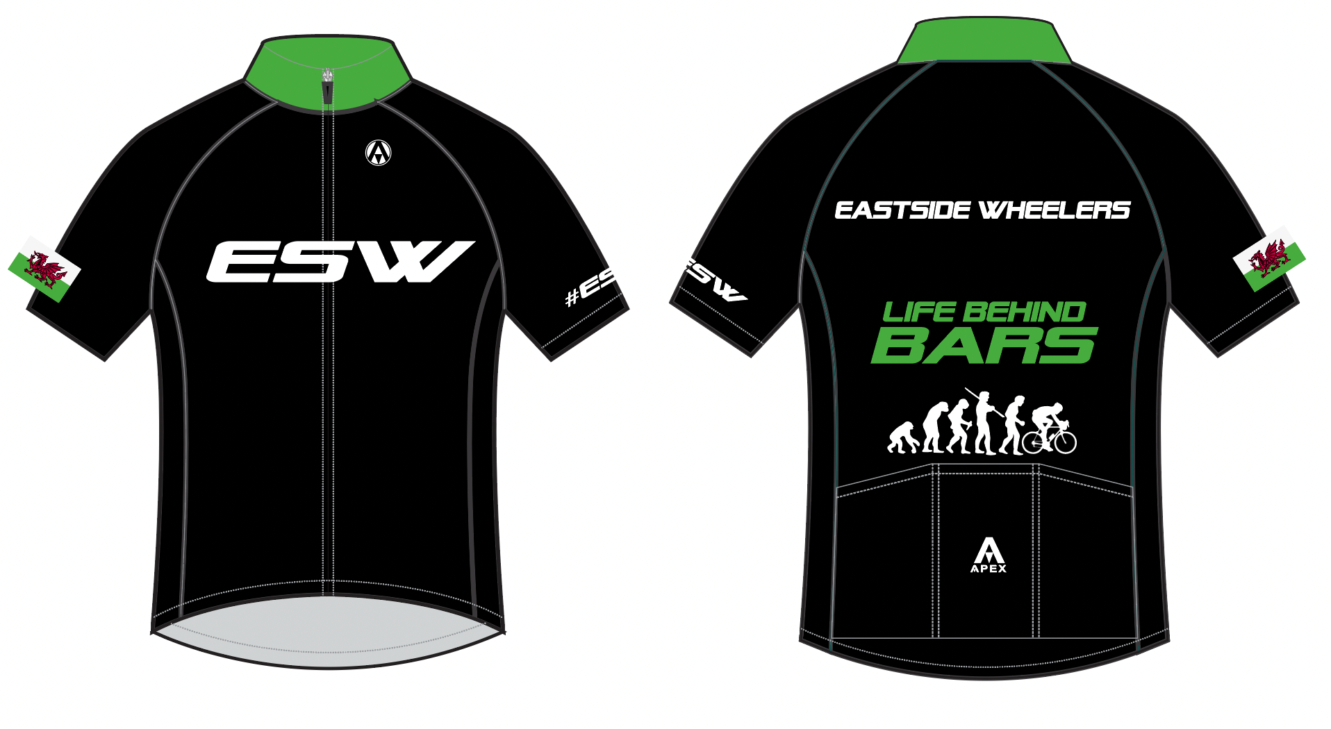 EASTSIDE WHEELERS ELITE SS JERSEY
