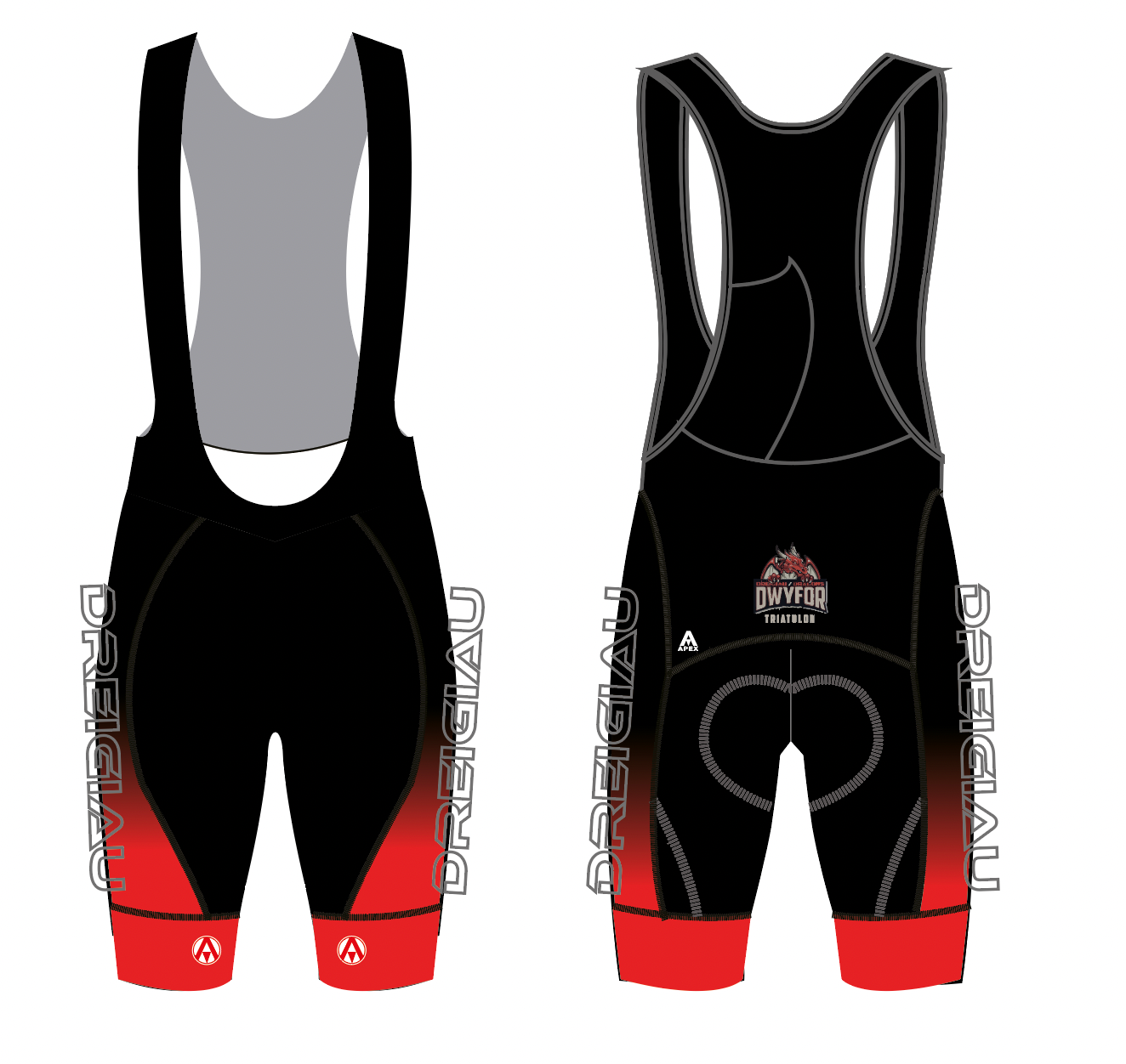 DREIGIAU TRI CLUB PRO BIB SHORTS