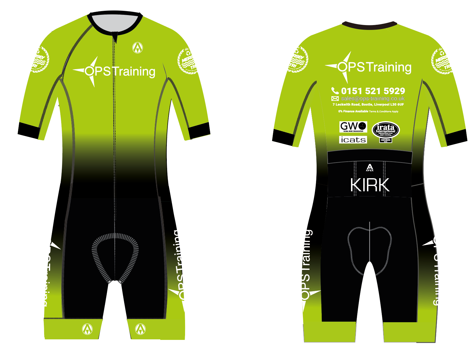 Kirk Hunter endurance tri suit - 2XL