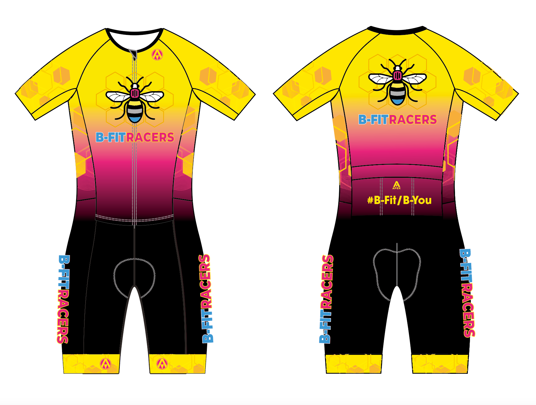 BFIT PRO ENDURANCE RACE SPEED TRI SUIT