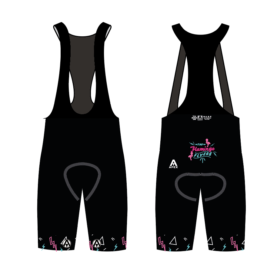 FLAMINGO FLYERS TEAM BIB SHORTS
