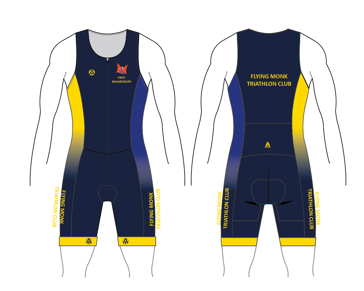 FLYING MONKS TEAM TRI SUIT