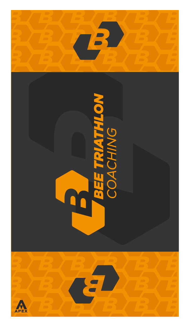 BEE TRI COACHING MICROFIBRE SPORTS TOWEL