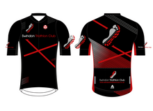 Load image into Gallery viewer, SWINDON TRI PRO SHORT SLEEVE JERSEY -  BLACK RED