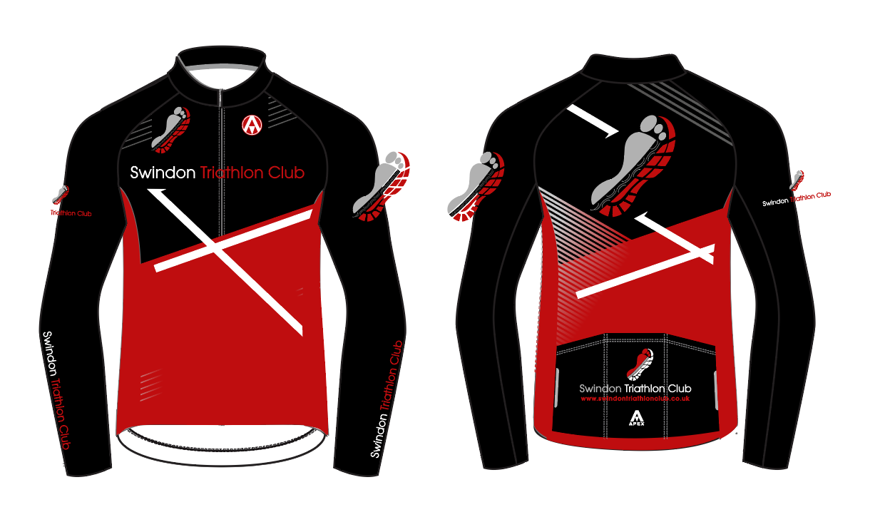 SWINDON TRI FLEECE JACKET - RED BLACK