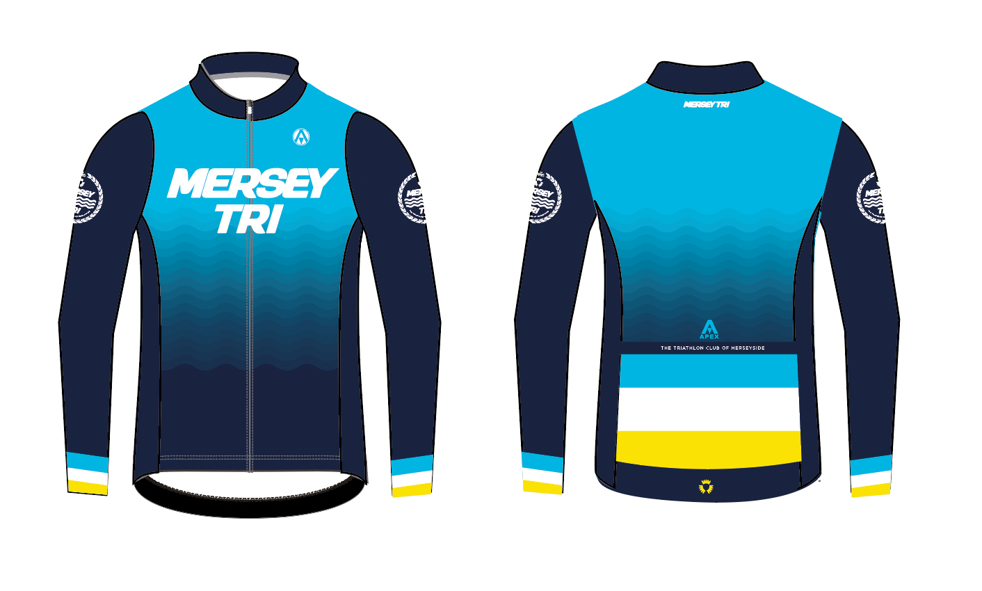 MERSEY TRI PRO LONG SLEEVE AERO JERSEY