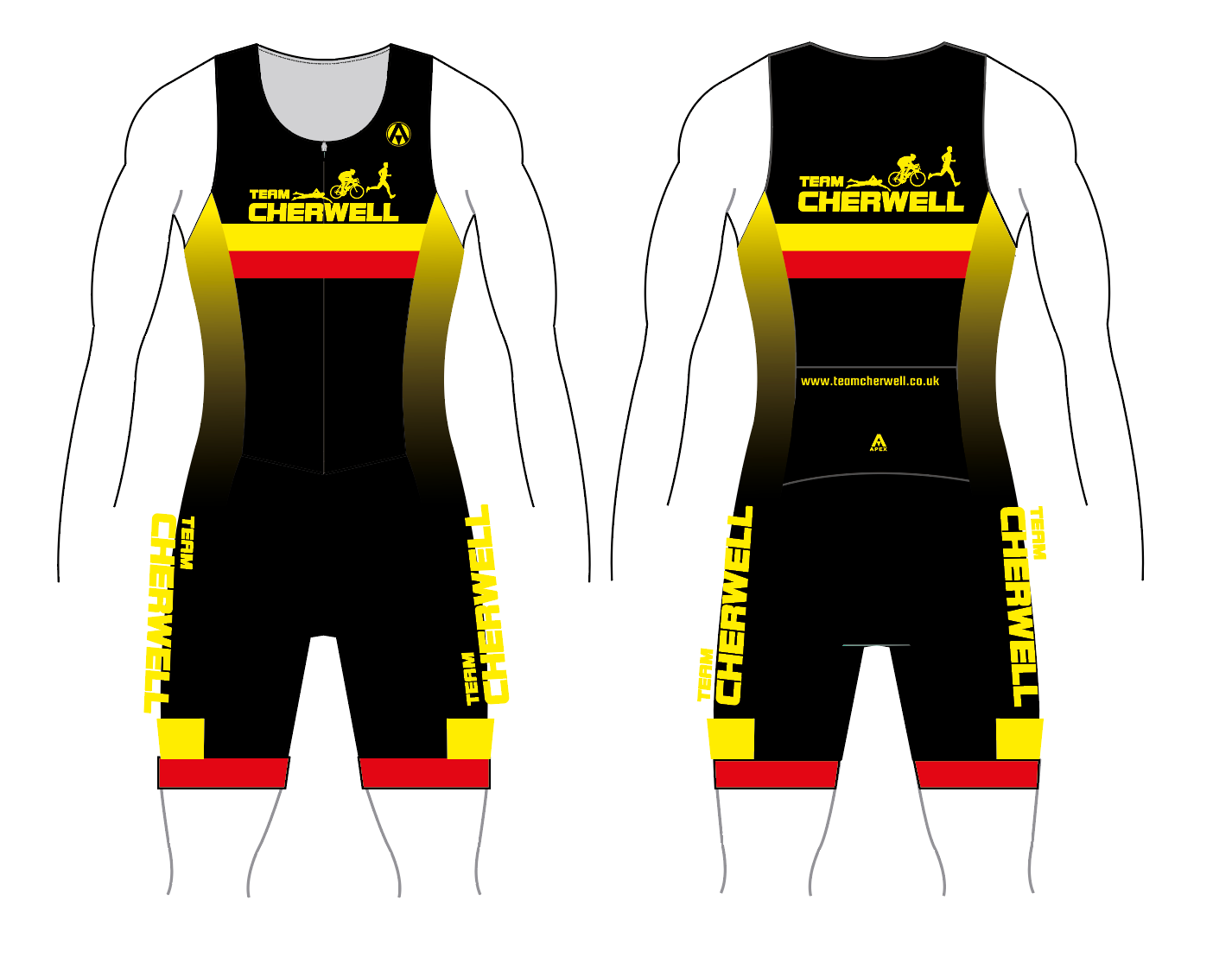 TEAM CHERWELL TEAM TRI SUIT JUNIORS