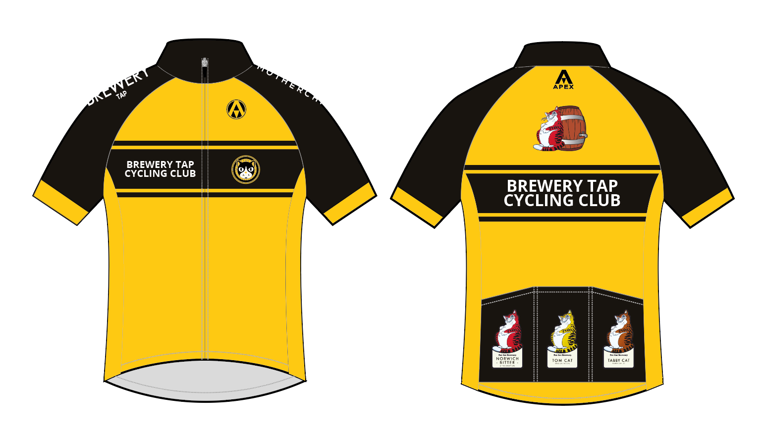 BREWERY TAP CC ELITE SS JERSEY - YELLOW