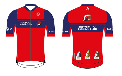 BREWERY TAP CC PRO SHORT SLEEVE JERSEY - RED