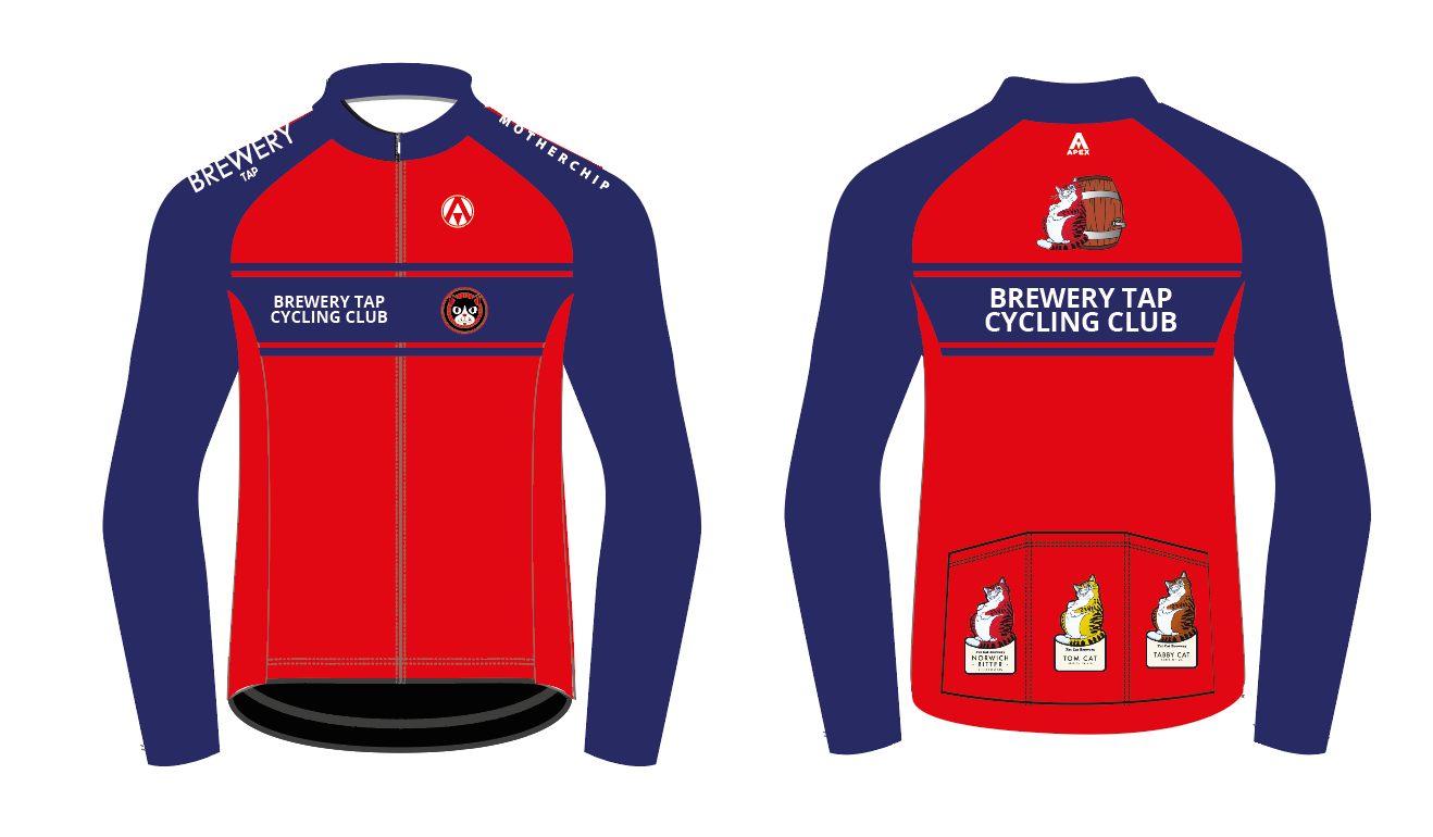 BREWERY TAP CC FLEECE JACKET - RED