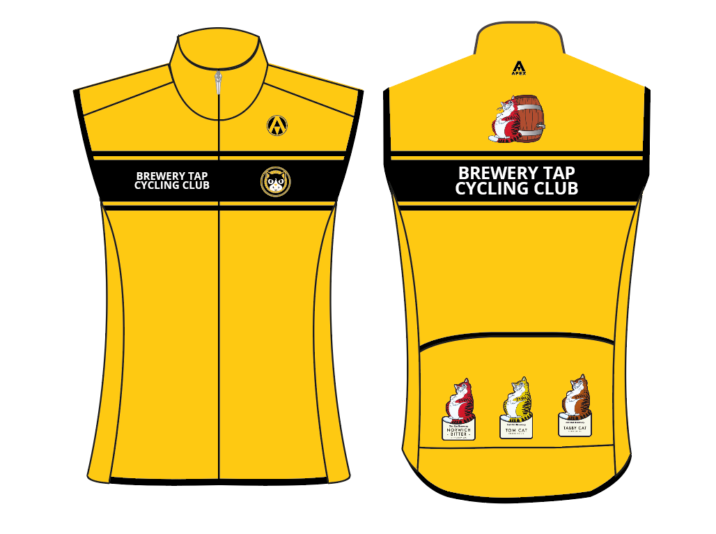 BREWERY TAP CC PRO GILET - Yellow