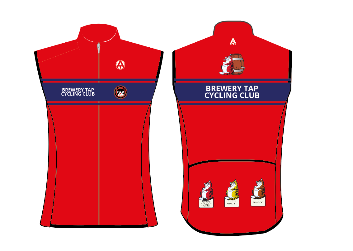 BREWERY TAP CC PRO GILET - RED