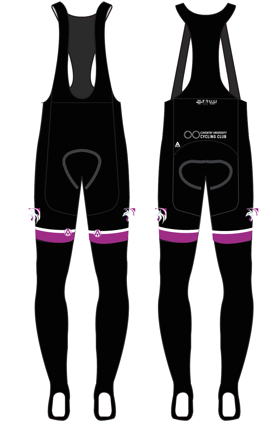 COVENTRY UNI CC TEAM BIB TIGHTS