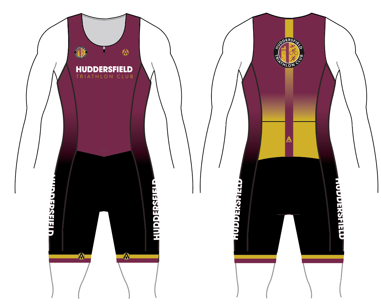 HUDDERSFIELD TRI PRO TRI SUIT
