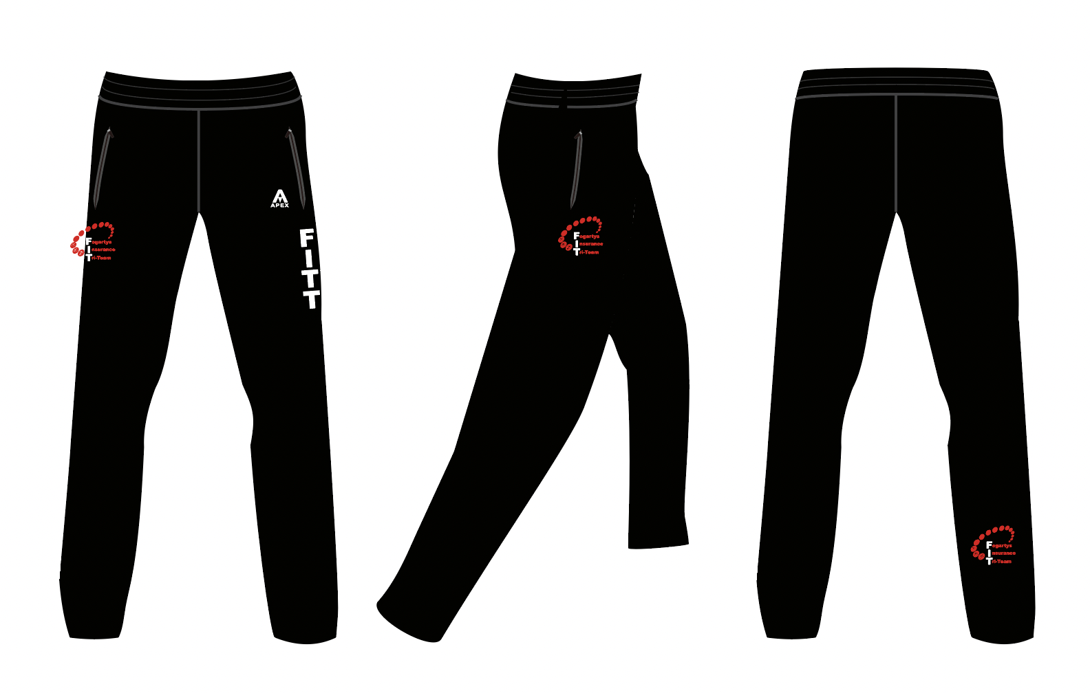 FITT CUSTOM TRACKSUIT PANTS
