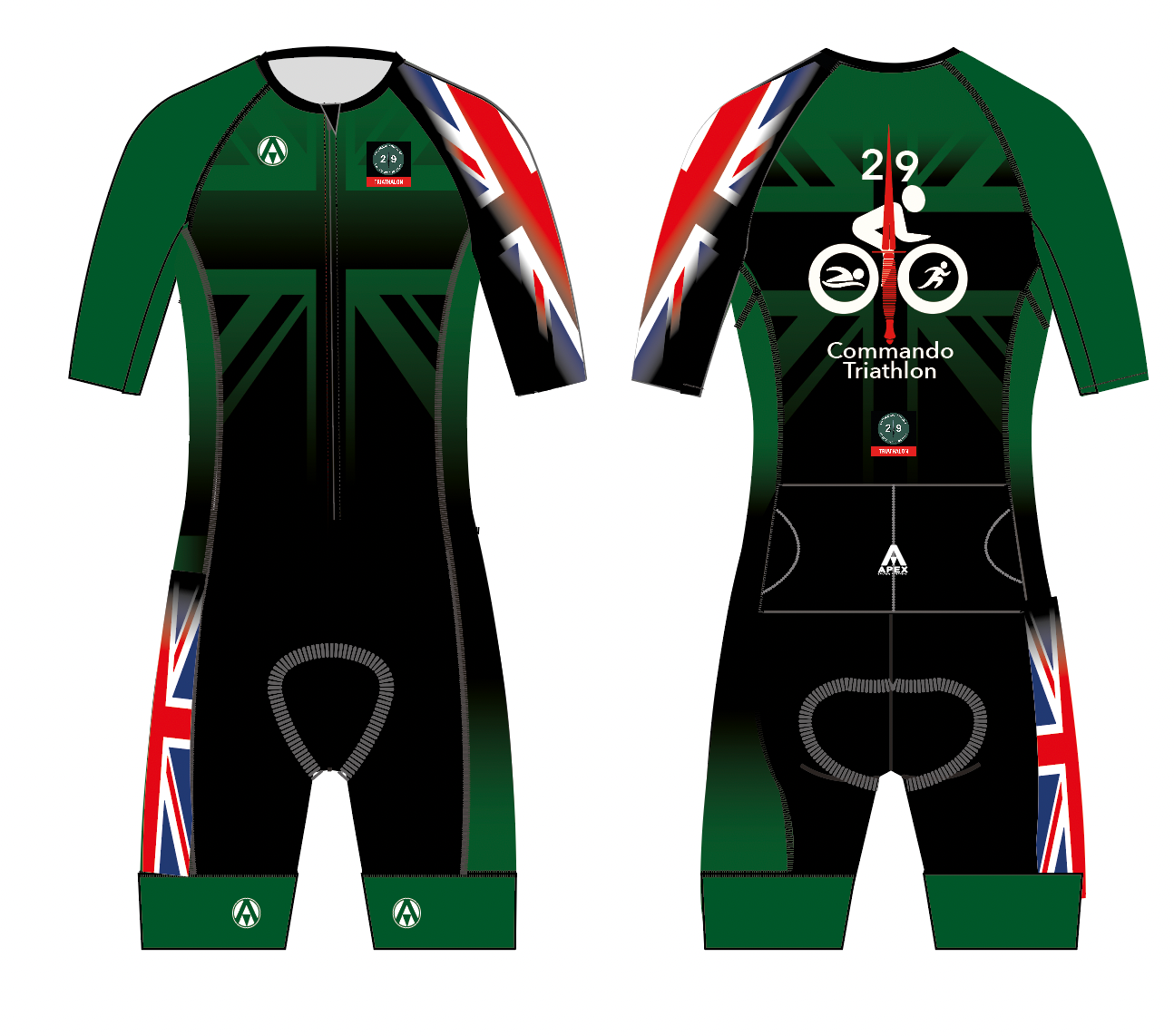 29 COMMANDO PRO SPEED TRI SUIT