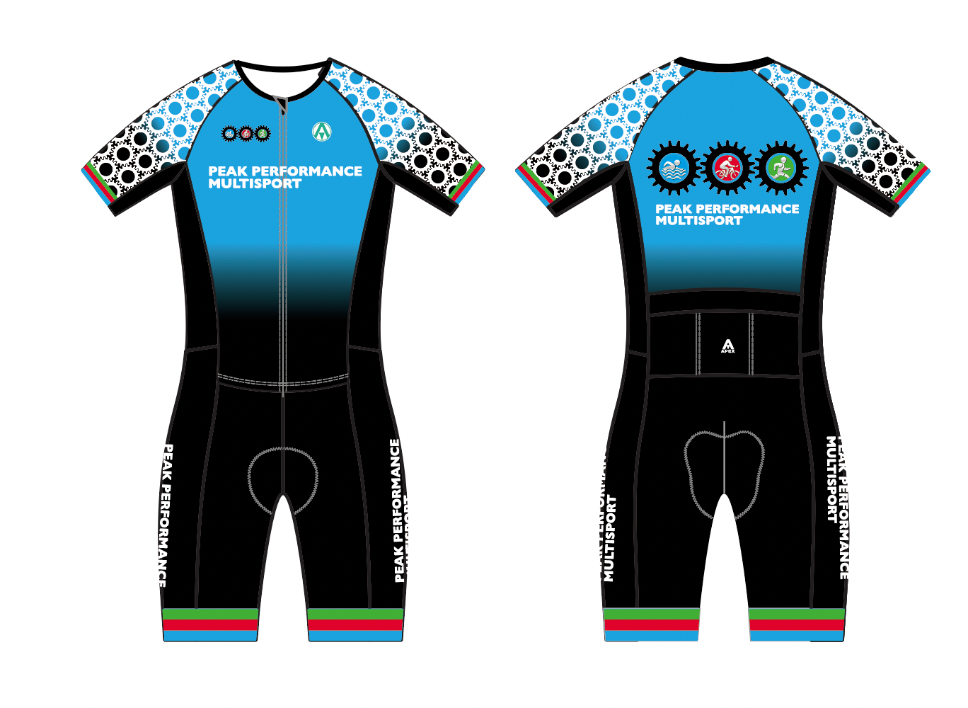 PEAK 001 PRO ENDURANCE RACE SPEED TRI SUIT