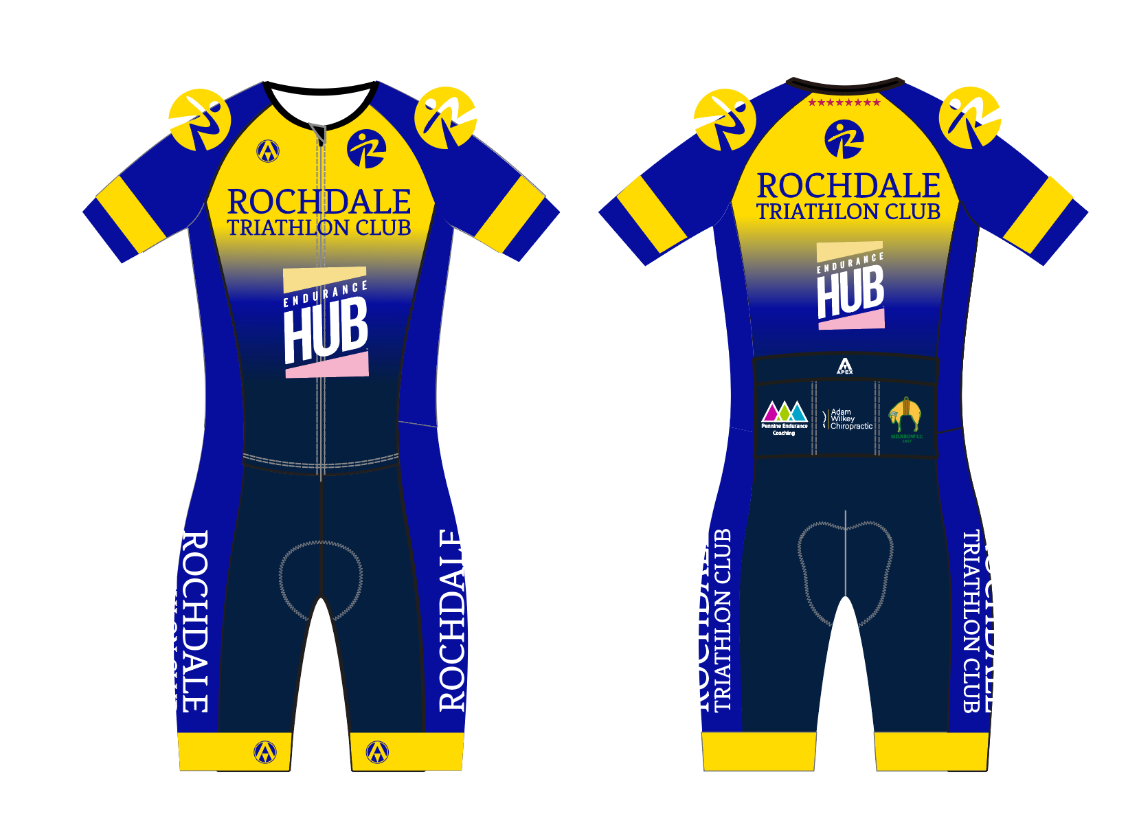 ROCHDALE TRI PRO ENDURANCE RACE SPEED TRI SUIT