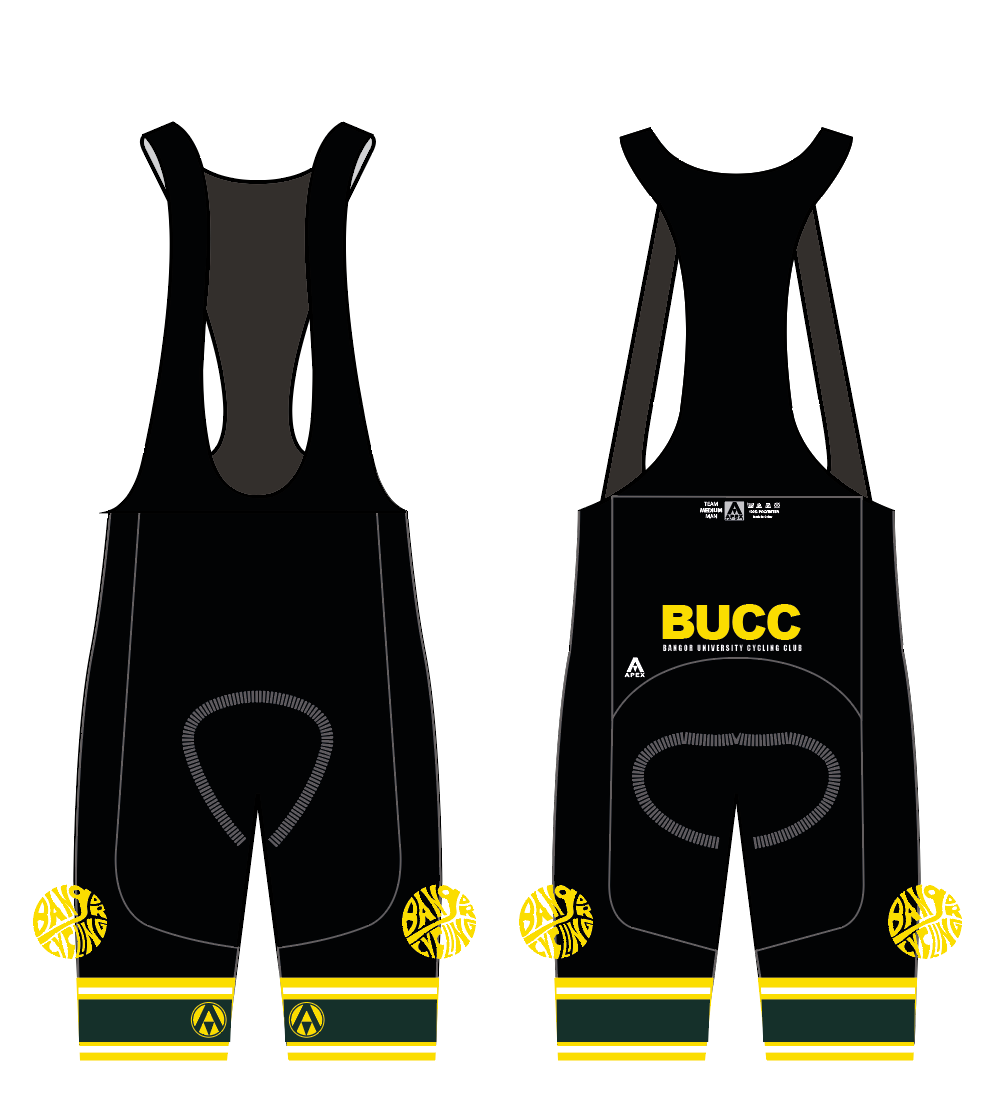 BANGOR UNI TEAM BIB SHORTS