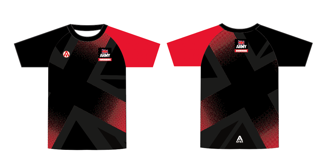 ARMY OPEN WATER SWIMMING FULL CUSTOM T SHIRT
