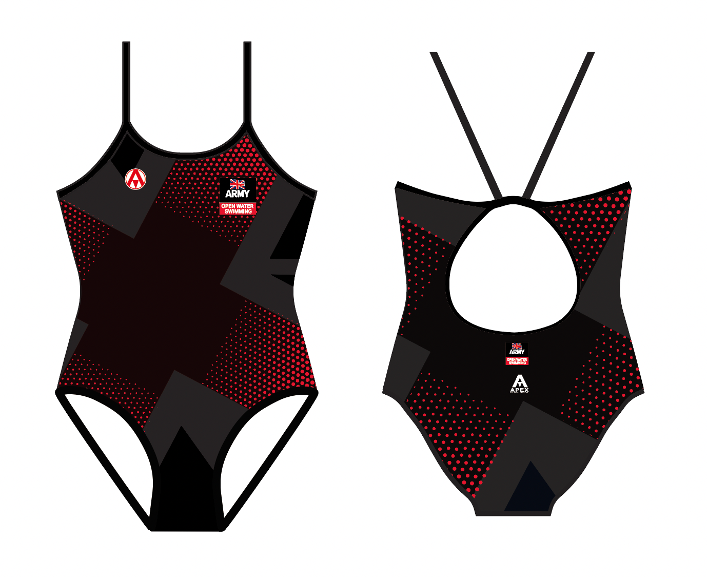 ARMY OPEN WATER SWIMMING AQUA PRO WOMENS SWIMSUIT
