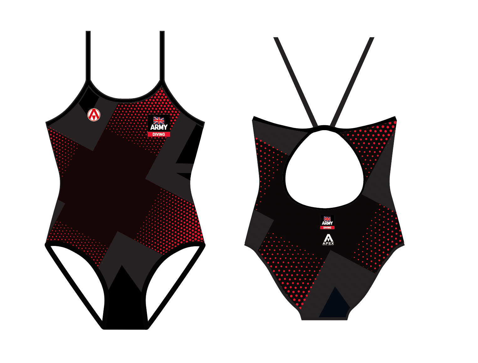 ARMY DIVING AQUA PRO WOMENS SWIMSUIT