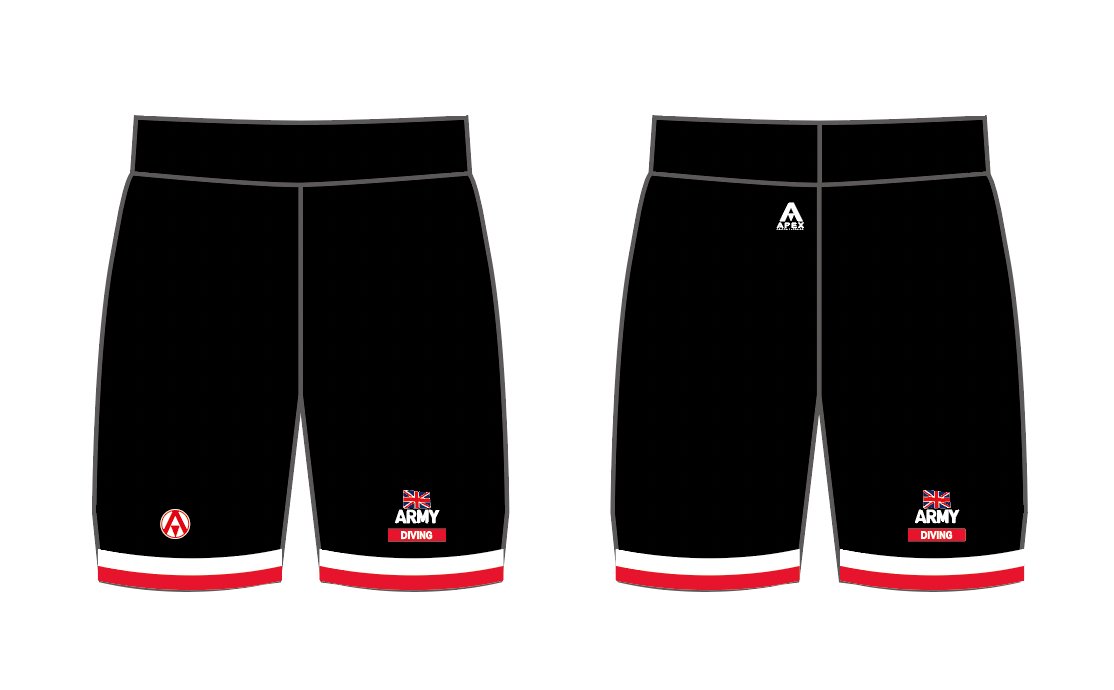 ARMY DIVING PRO POOL SHORTS