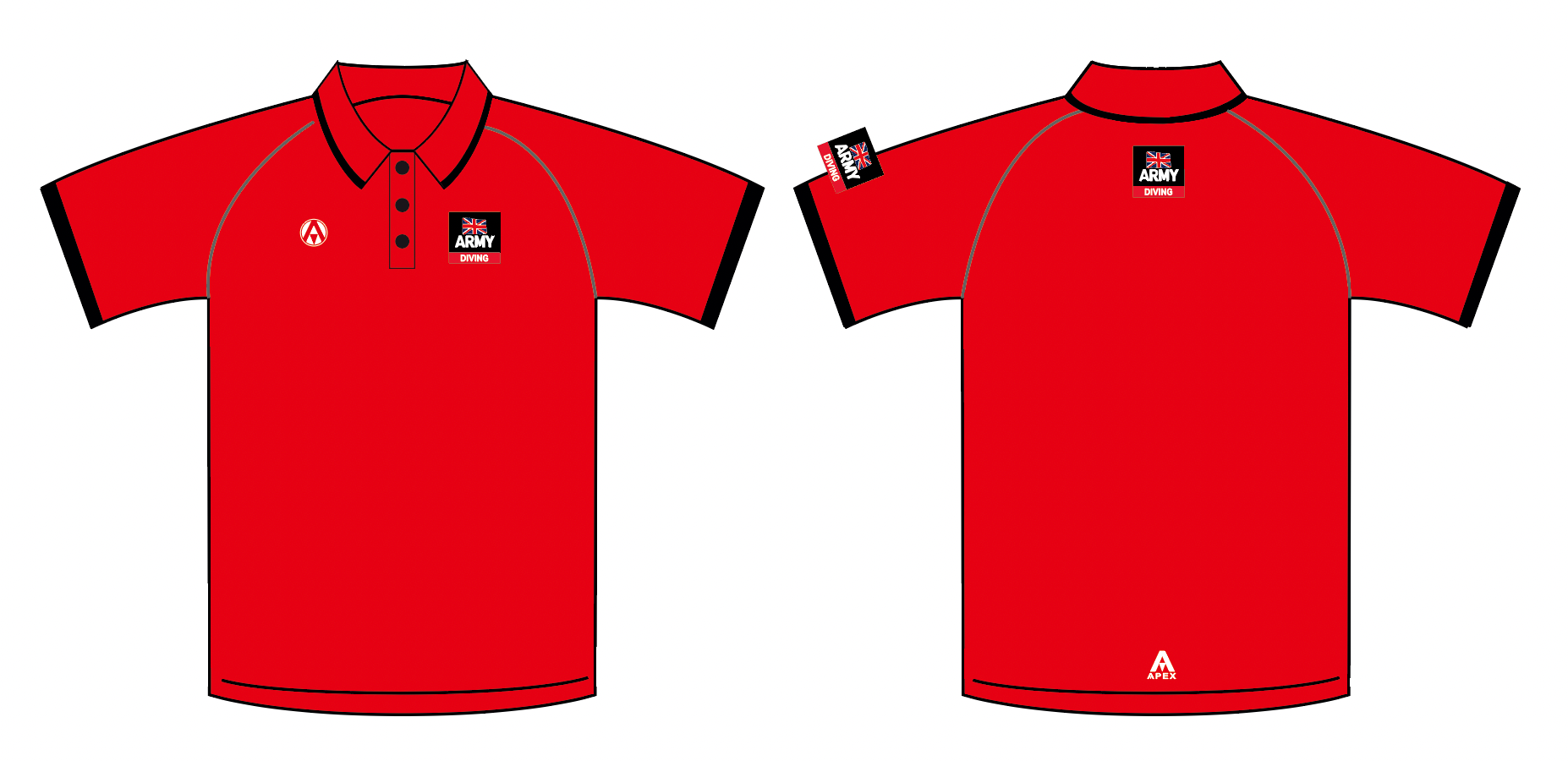 ARMY DIVING POLO SHIRT