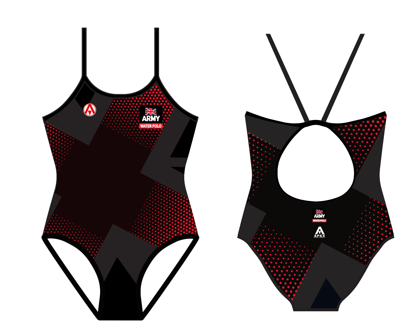 ARMY WATER POLO AQUA PRO WOMENS SWIMSUIT